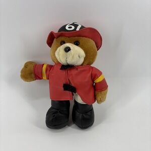 1996 Sugar Loaf Firefighter Stuffed Bear Number 67